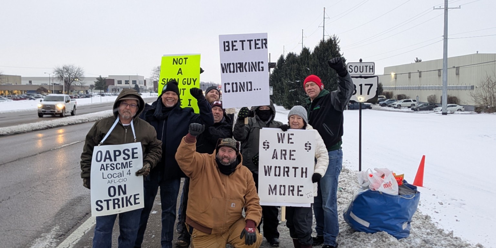 In Ohio, Eastland-Fairfield Career & Technical School workers go on strike 