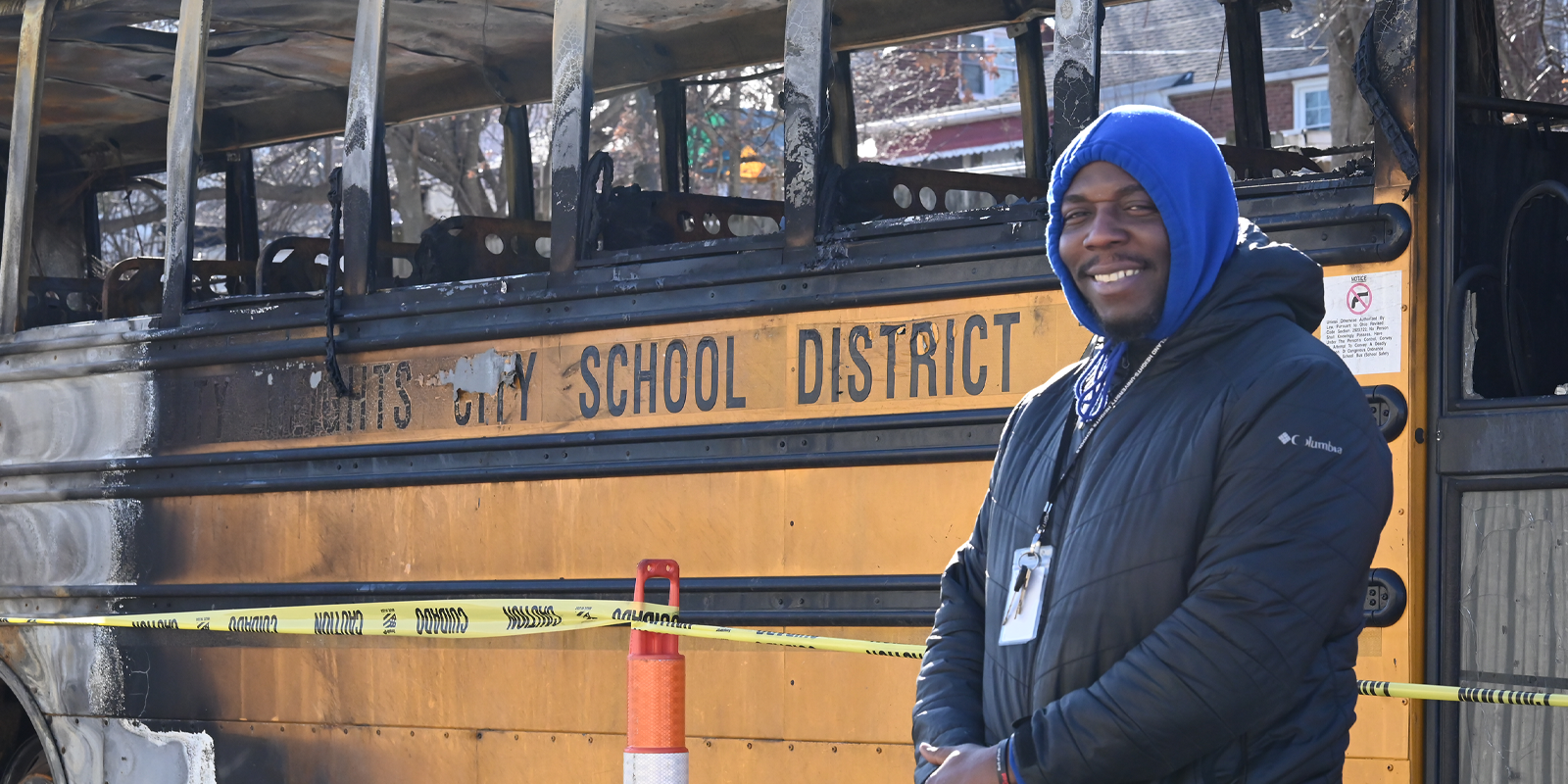 Hero school bus driver saves students from burning bus